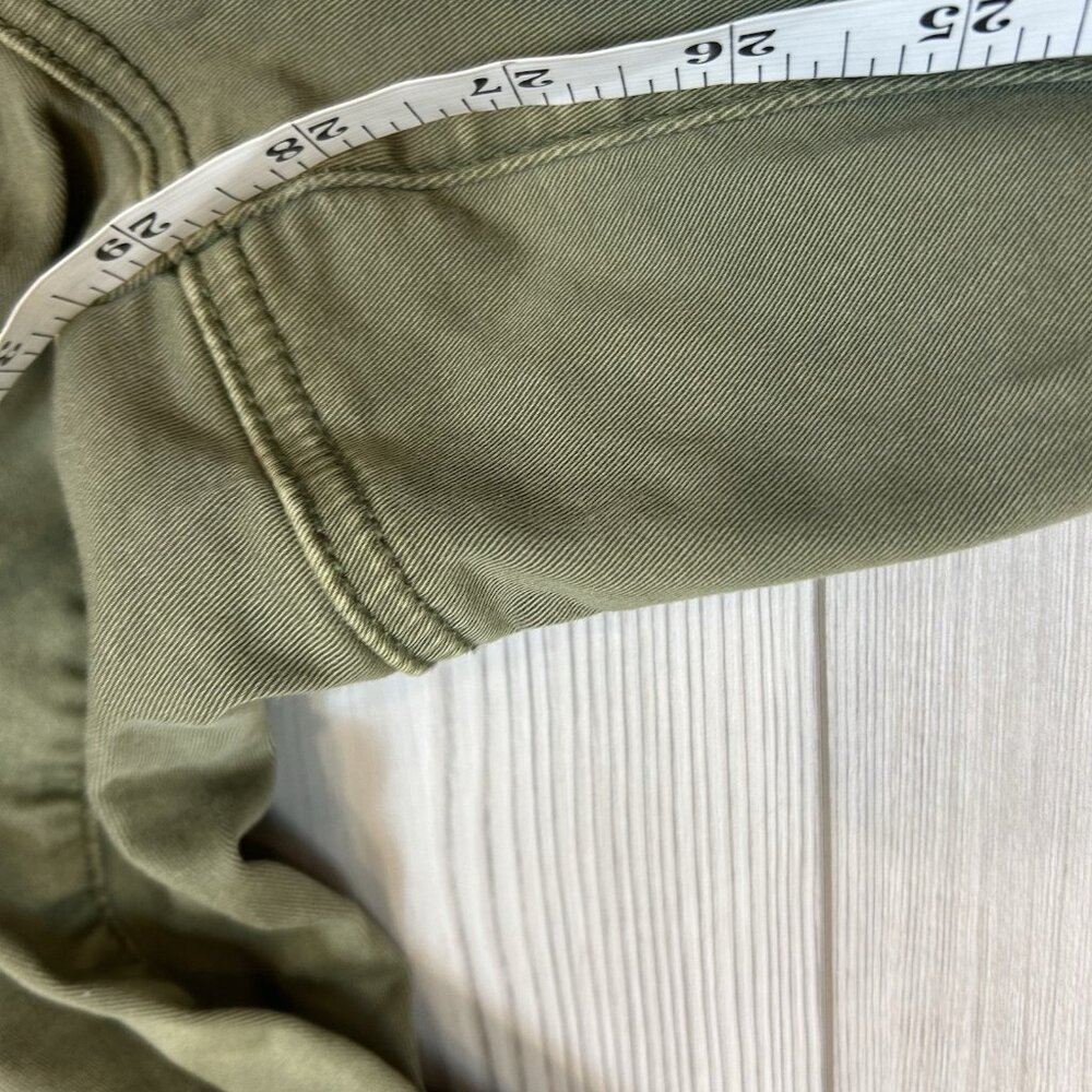 Olive Drawstring Utility Pants - Women - Picture 10 of 10